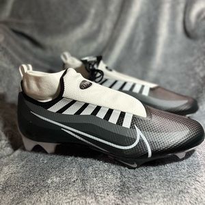 Nike Vapor Edge Pro 360 Football Cleats Black Grey White Men's